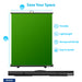 Phot-R Portable Retractable Backdrop 148x200 Green - westbasedirect.com