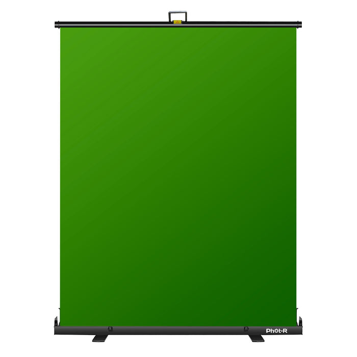 Phot-R Portable Retractable Backdrop 148x200 Green - westbasedirect.com