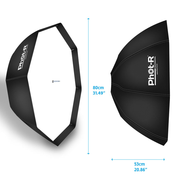 Phot-R 80cm Octagon Softbox - Bowens Mount - westbasedirect.com