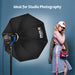 Phot-R 120cm Octagon Softbox - Bowens Mount - westbasedirect.com