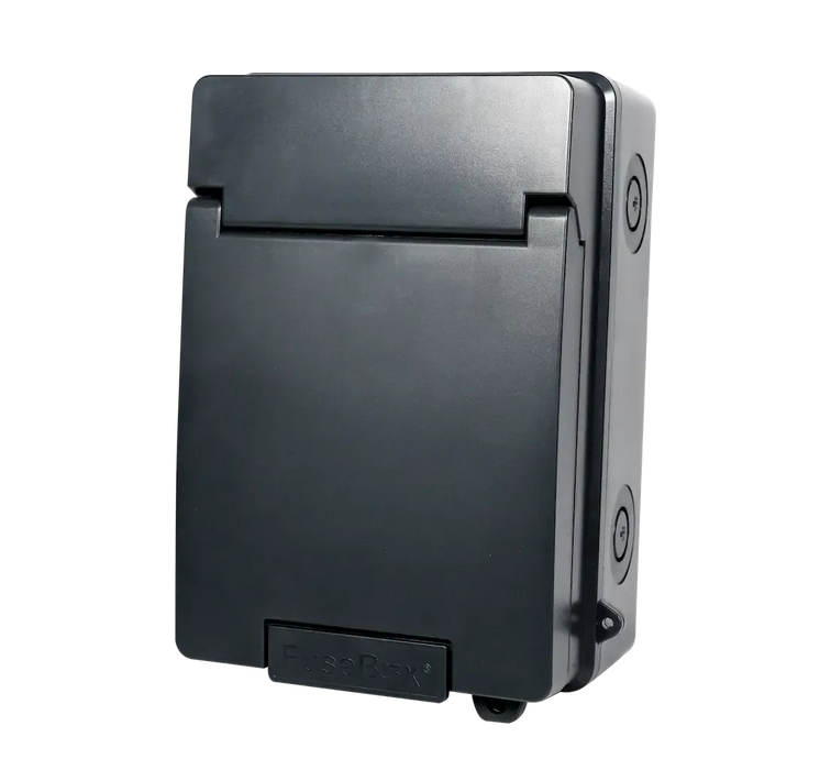 FuseBox P65E5M IP65 Plastic Enclosure 5 Module with Terminal Bars, Neutral Cable, Busbar, Circuit Identification Labels