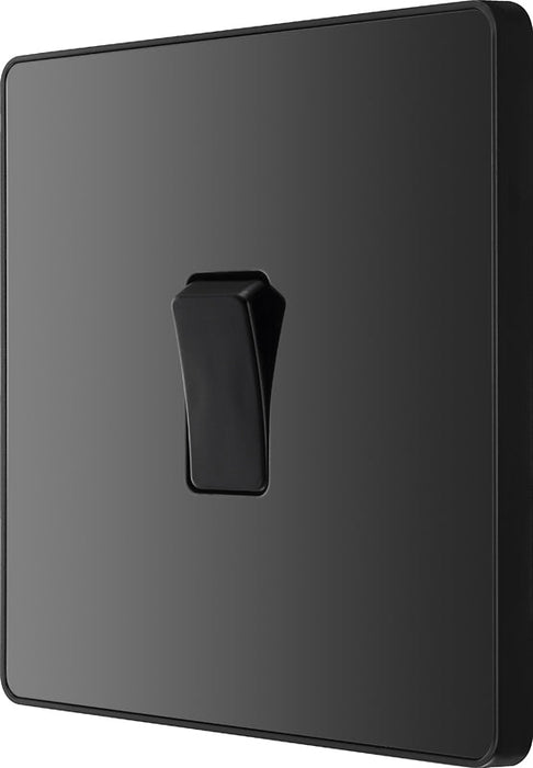 BG Evolve PCDBC12B 20A 16AX 2 Way Single Light Switch - Black Chrome (Black) - westbasedirect.com