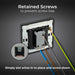 BG Evolve PCDBC12EB 20A 16AX 2 Way Single Light Switch, Edge to Edge Rocker - Black Chrome (Black) - westbasedirect.com