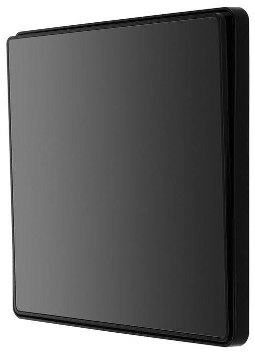 BG Evolve PCDBC13EB 20A 16AX 2 Way Single Intermediate Light Switch, Edge to Edge Rocker - Black Chrome (Black) - westbasedirect.com