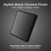 BG Evolve PCDBC13EB 20A 16AX 2 Way Single Intermediate Light Switch, Edge to Edge Rocker - Black Chrome (Black) - westbasedirect.com