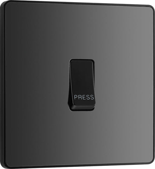 BG Evolve PCDBC14B 10A Single Press Switch - Black Chrome (Black) - westbasedirect.com