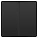 BG Evolve PCDBC42EB 20A 16AX 2 Way Double Light Switch, Edge to Edge Rocker - Black Chrome (Black) - westbasedirect.com