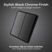 BG Evolve PCDBC42EB 20A 16AX 2 Way Double Light Switch, Edge to Edge Rocker - Black Chrome (Black) - westbasedirect.com