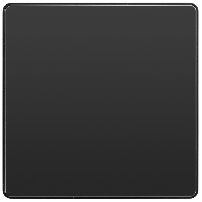 BG Evolve PCDBC94B Single Blank Plate - Black Chrome (Black)