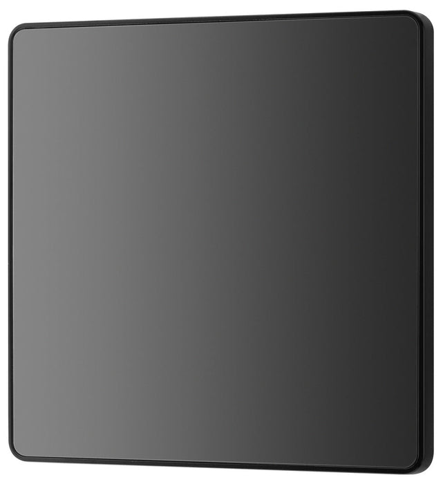 BG Evolve PCDBC94B Single Blank Plate - Black Chrome (Black)