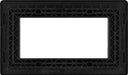 BG Evolve PCDBCEMR4B Quadruple Rectangular Front Plate (100 x 50) - Black Chrome (Black) - westbasedirect.com