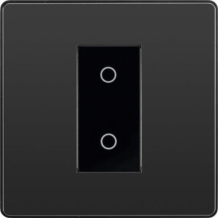 BG Evolve PCDBCTDM1B 2-Way Master 200W Single Touch Dimmer Switch - Black Chrome (Black) - westbasedirect.com