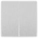 BG Evolve PCDBS42EW 20A 16AX 2 Way Double Light Switch, Edge to Edge Rocker - Brushed Steel (White) - westbasedirect.com