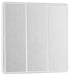 BG Evolve PCDBS43EW 20A 16AX 2 Way Triple Light Switch, Edge to Edge Rocker - Brushed Steel (White) - westbasedirect.com