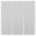 BG Evolve PCDBS43EW 20A 16AX 2 Way Triple Light Switch, Edge to Edge Rocker - Brushed Steel (White) - westbasedirect.com