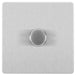 BG Evolve PCDBS81W 2-Way Trailing Edge LED 200W Single Dimmer Switch Push On/Off - Brushed Steel (White) - westbasedirect.com