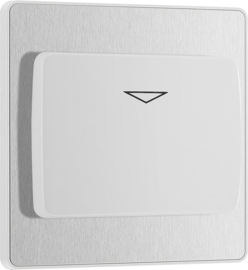 BG Evolve PCDBSKYCSW 20A 16A Hotel Key Card Switch - Brushed Steel (White) - westbasedirect.com