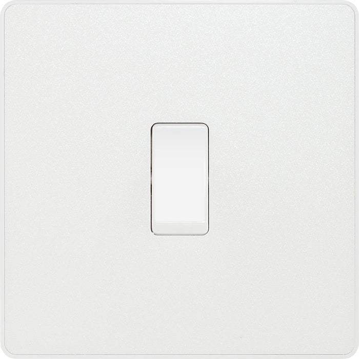 BG Evolve PCDCL12W 20A 16AX 2 Way Single Light Switch - Pearlescent White (White) - westbasedirect.com