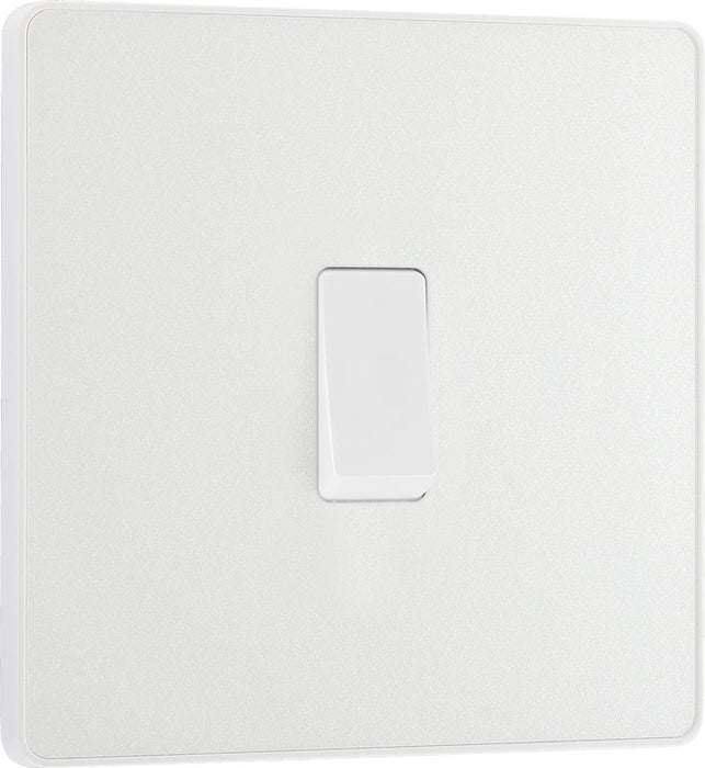 BG Evolve PCDCL13W 20A 16AX Single Intermediate Light Switch - Pearlescent White (White) - westbasedirect.com