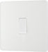 BG Evolve PCDCL13W 20A 16AX Single Intermediate Light Switch - Pearlescent White (White) - westbasedirect.com