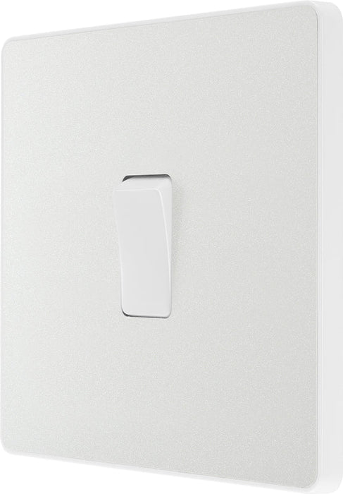 BG Evolve PCDCL13W 20A 16AX Single Intermediate Light Switch - Pearlescent White (White) - westbasedirect.com