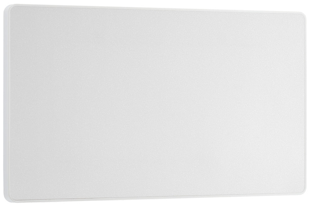 BG Evolve PCDCL95W Double Blank Plate - Pearlescent White (White)