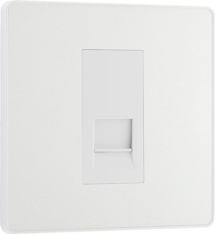 BG Evolve PCDCLBTM1W Single Master Telephone Socket - Pearlescent Whit ...