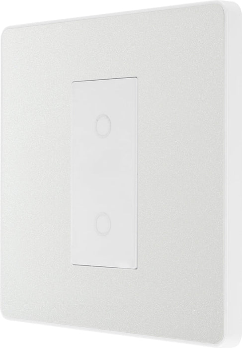 BG Evolve PCDCLTDS1W 2-Way Secondary 200W Single Touch Dimmer Switch - Pearlescent White (White) - westbasedirect.com