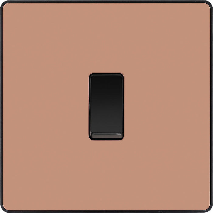 BG Evolve PCDCP12B 20A 16AX 2 Way Single Light Switch - Polished Copper (Black) (5 Pack) - westbasedirect.com