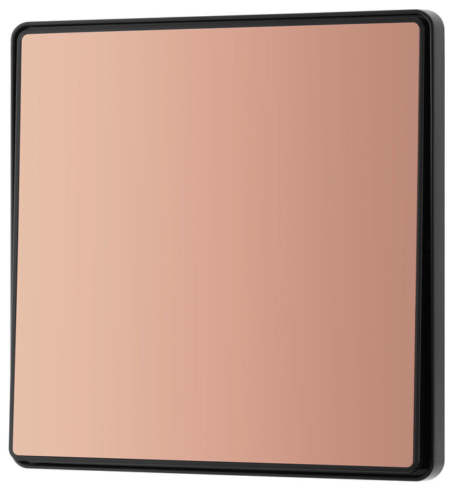 BG Evolve PCDCP12EB 20A 16AX 2 Way Single Light Switch, Edge to Edge Rocker - Polished Copper (Black) - westbasedirect.com