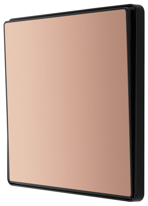 BG Evolve PCDCP12EB 20A 16AX 2 Way Single Light Switch, Edge to Edge Rocker - Polished Copper (Black) - westbasedirect.com