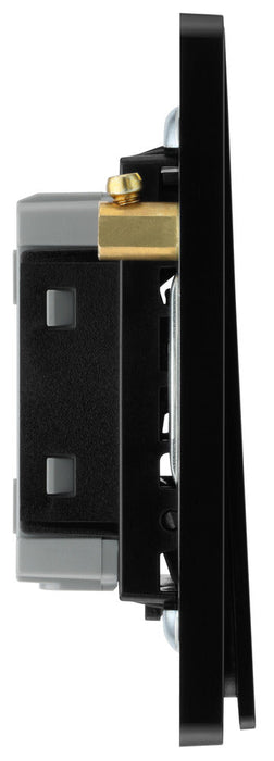 BG Evolve PCDCP13EB 20A 16AX 2 Way Single Intermediate Light Switch, Edge to Edge Rocker - Polished Copper (Black) - westbasedirect.com