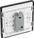 BG Evolve PCDCP14B 10A Single Press Switch - Polished Copper (Black) - westbasedirect.com