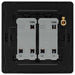BG Evolve PCDCP42EB 20A 16AX 2 Way Double Light Switch, Edge to Edge Rocker - Polished Copper (Black) - westbasedirect.com