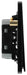 BG Evolve PCDCP42EB 20A 16AX 2 Way Double Light Switch, Edge to Edge Rocker - Polished Copper (Black) - westbasedirect.com