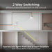 BG Evolve PCDCP42EB 20A 16AX 2 Way Double Light Switch, Edge to Edge Rocker - Polished Copper (Black) - westbasedirect.com