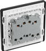 BG Evolve PCDCP43B 20A 16AX 2 Way Triple Light Switch - Polished Copper (Black) - westbasedirect.com