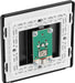 BG Evolve PCDCP60B Single Socket for TV or FM Co-Axial Aerial Connection - Polished Copper (Black) - westbasedirect.com