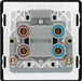 BG Evolve PCDCP74B 45A Double Pole Square Switch with LED Power Indicator - Polished Copper (Black) - westbasedirect.com