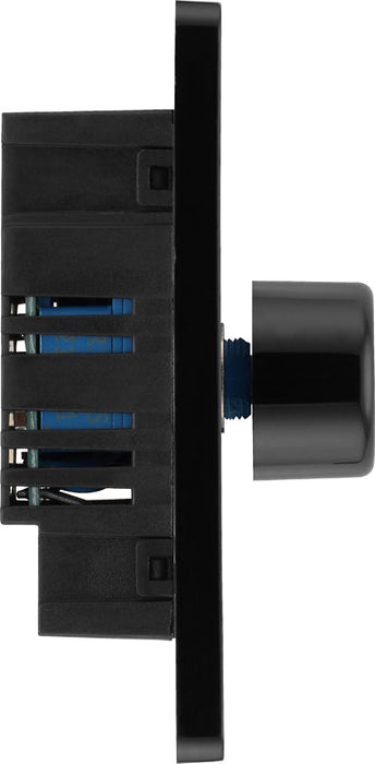 BG Evolve PCDCP81B 2-Way Trailing Edge LED 200W Single Dimmer Switch Push On/Off - Polished Copper (Black) - westbasedirect.com