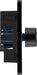 BG Evolve PCDCP81B 2-Way Trailing Edge LED 200W Single Dimmer Switch Push On/Off - Polished Copper (Black) - westbasedirect.com