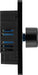 BG Evolve PCDCP82B 2-Way Trailing Edge LED 200W Double Dimmer Switch Push On/Off - Polished Copper (Black) - westbasedirect.com