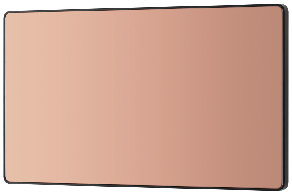 BG Evolve PCDCP95B Double Blank Plate - Polished Copper (Black)