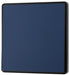 BG Evolve PCDDB12EB 20A 16AX 2 Way Single Light Switch, Edge to Edge Rocker - Matt Blue (Black) - westbasedirect.com