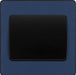 BG Evolve PCDDB12WB 20A 16AX 2 Way Single Light Switch, Wide Rocker - Matt Blue (Black) - westbasedirect.com