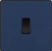 BG Evolve PCDDB13B 20A 16AX Single Intermediate Light Switch - Matt Blue (Black) - westbasedirect.com