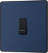 BG Evolve PCDDB14B 10A Single Press Switch - Matt Blue (Black) - westbasedirect.com