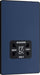 BG Evolve PCDDB20B 115/240V Dual Voltage Shaver Socket - Matt Blue (Black) - westbasedirect.com