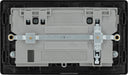 BG Evolve PCDDB22UWRB 13A Double Switched Power Socket + WiFi Extender + 1xUSB(2.1A) - Matt Blue (Black) - westbasedirect.com