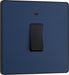 BG Evolve PCDDB31B 20A Double Pole Switch with Power LED Indicator - Matt Blue (Black) - westbasedirect.com